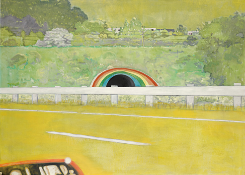 Peter Doig - Country-rock (wing-mirror)