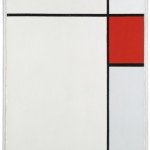 Piet Mondrian - Composition with Red, Blue and Grey