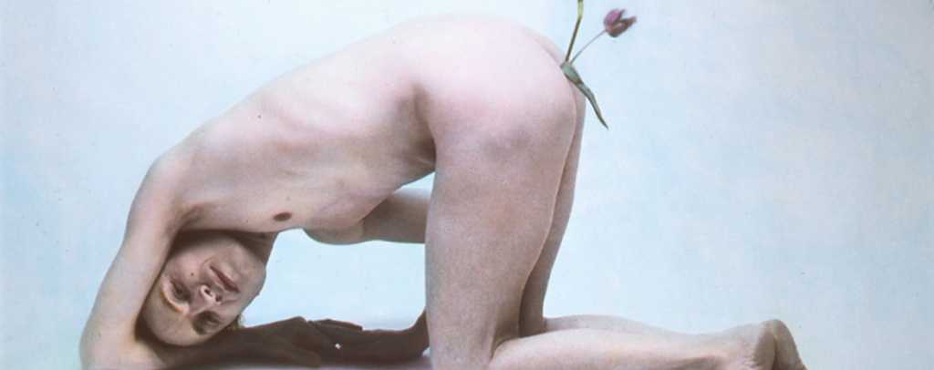 Luigi Ontani - Per inciso Narciso con tulipano nell'ano