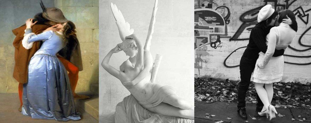 Arte e amore: baci della storia dell'arte