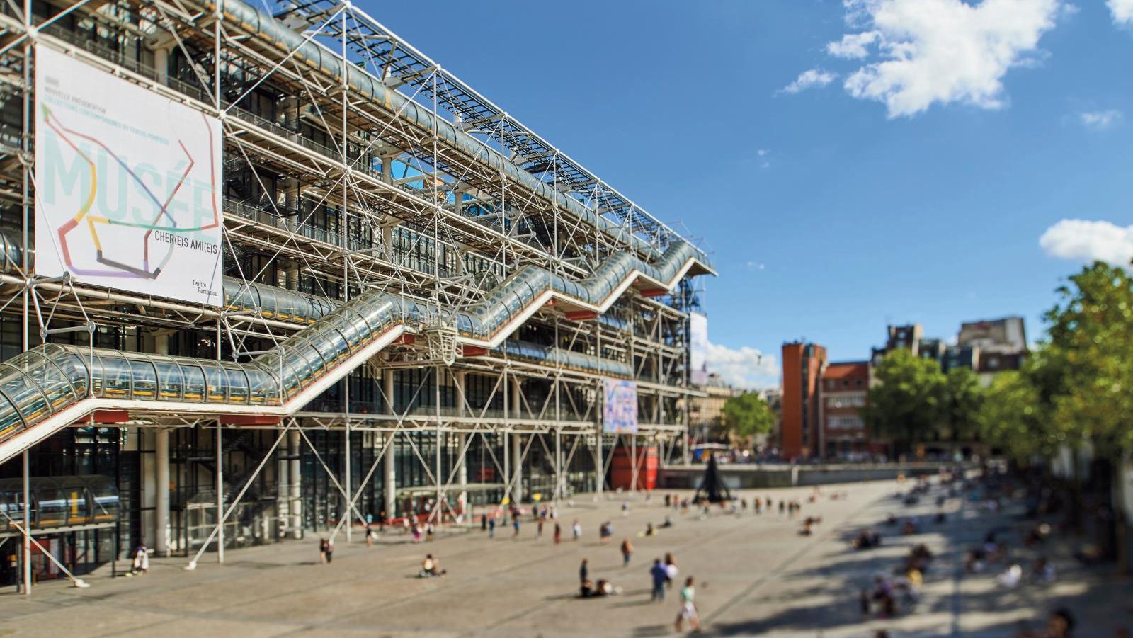 Veudta esterna del Centre Pompidou