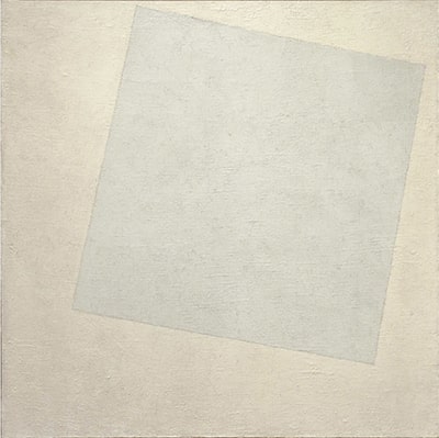 Kesemir Malevic: Composizione-suprematista bianco su bianco (1918) Museum of Modern Art (New York) - Olio su tela