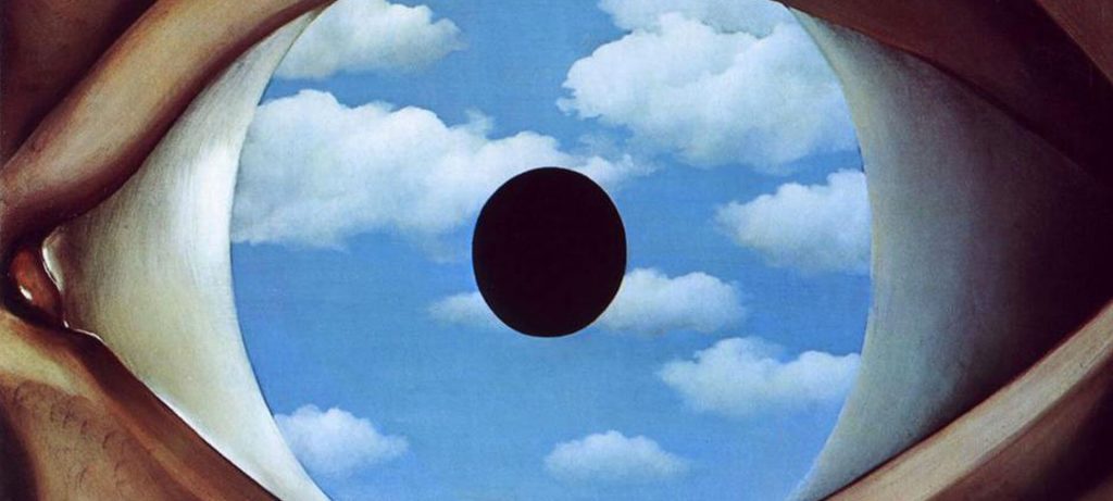 Il falso specchio, René Magritte (1928)