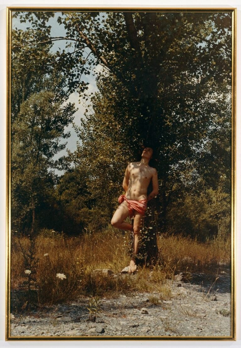Luigi Ontani, San Sebastiano nel bosco di Calvenzano (d’après Guido Reni), 1970