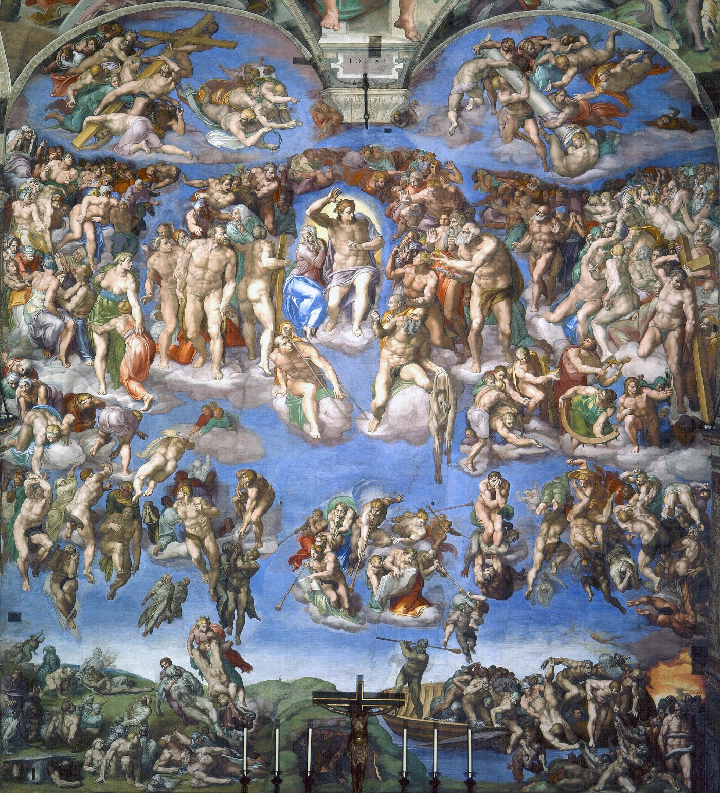 Michelangelo, Giudizio Universale, Cappella Sistina
